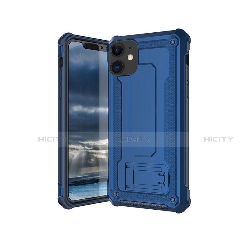 Funda Silicona Ultrafina Goma 360 Grados Carcasa Z01 para Apple iPhone 11 Azul