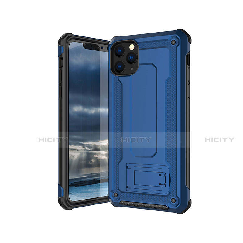 Funda Silicona Ultrafina Goma 360 Grados Carcasa Z01 para Apple iPhone 11 Pro Azul