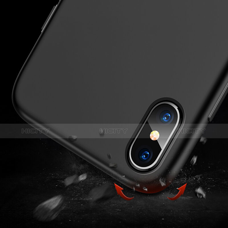 Funda Silicona Ultrafina Goma 360 Grados M02 para Apple iPhone Xs Negro