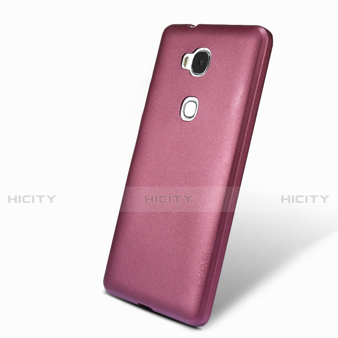 Funda Silicona Ultrafina Goma 360 Grados para Huawei Honor 5X Morado