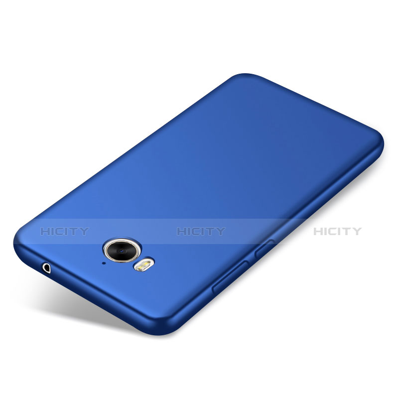 Funda Silicona Ultrafina Goma 360 Grados para Huawei Y6 (2017) Azul