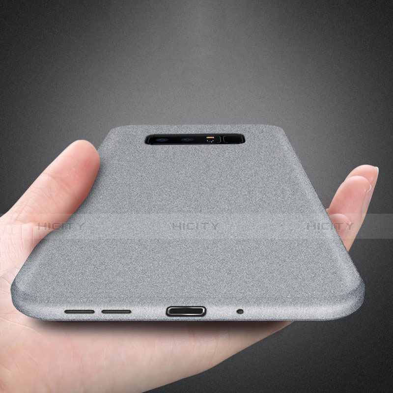 Funda Silicona Ultrafina Goma 360 Grados para Samsung Galaxy Note 8 Gris