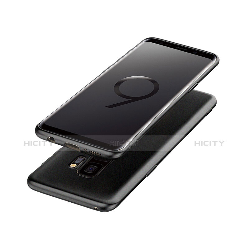 Funda Silicona Ultrafina Goma 360 Grados para Samsung Galaxy S9 Negro