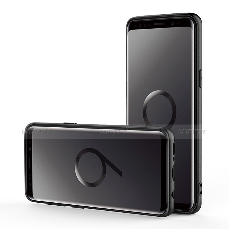 Funda Silicona Ultrafina Goma 360 Grados para Samsung Galaxy S9 Negro
