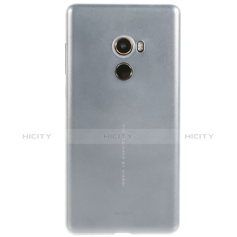 Funda Silicona Ultrafina Goma 360 Grados para Xiaomi Mi Mix 2 Gris