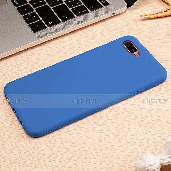 Funda Silicona Ultrafina Goma Carcasa A01 para Oppo RX17 Neo Azul