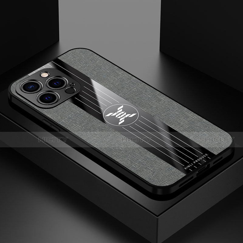 Funda Silicona Ultrafina Goma Carcasa A04 para Apple iPhone 13 Pro Gris