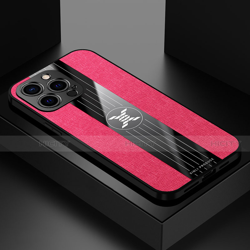 Funda Silicona Ultrafina Goma Carcasa A04 para Apple iPhone 13 Pro Rojo