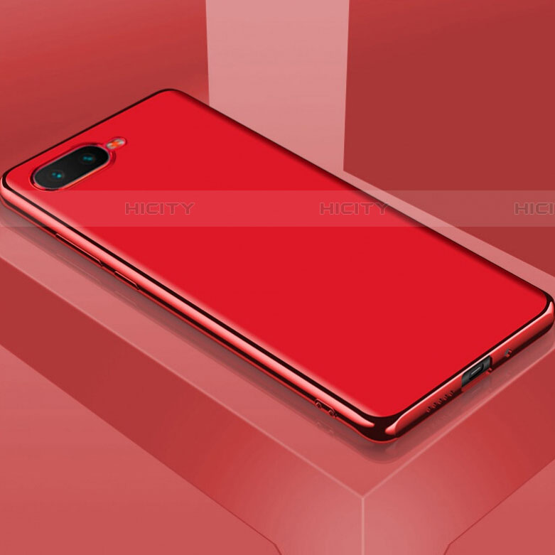 Funda Silicona Ultrafina Goma Carcasa C01 para Oppo RX17 Neo Rojo