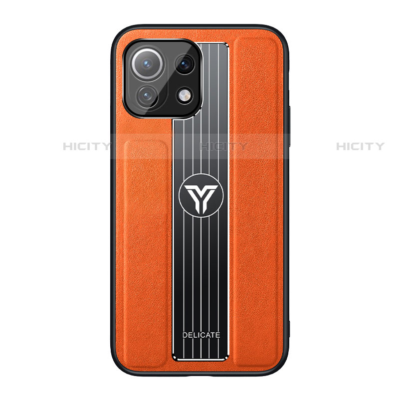 Funda Silicona Ultrafina Goma Carcasa C02 para Xiaomi Mi 11 5G Naranja