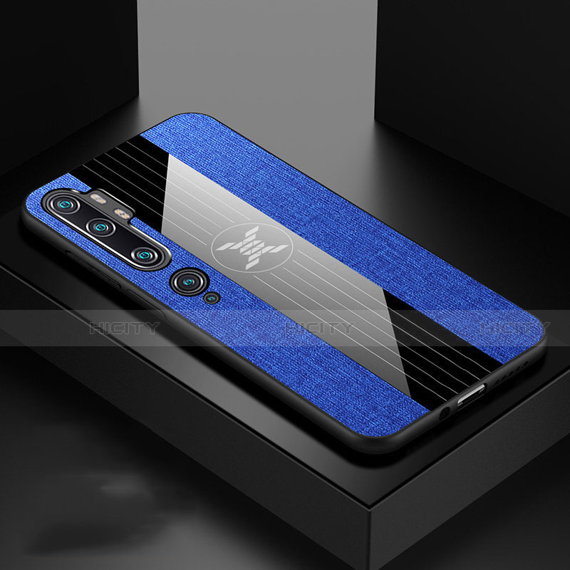 Funda Silicona Ultrafina Goma Carcasa C03 para Xiaomi Mi Note 10 Azul