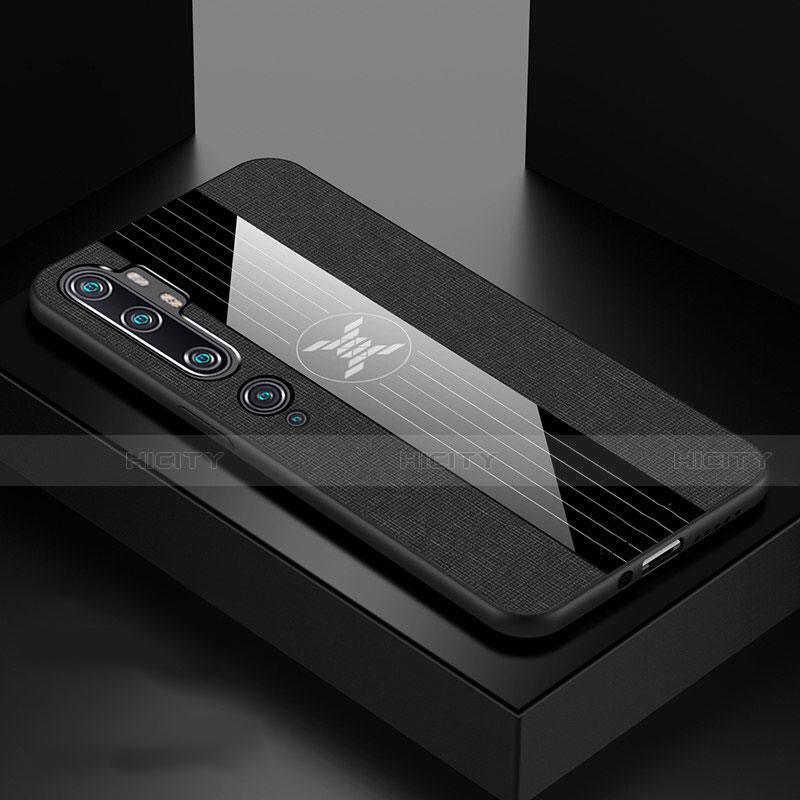 Funda Silicona Ultrafina Goma Carcasa C03 para Xiaomi Mi Note 10 Pro Negro