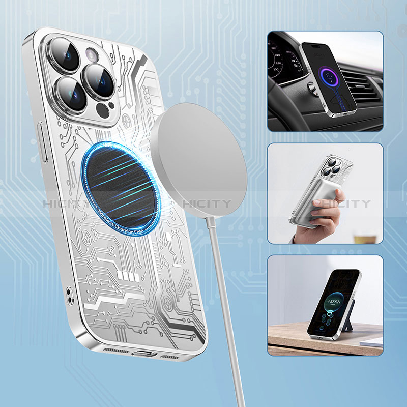 Funda Silicona Ultrafina Goma Carcasa con Mag-Safe Magnetic ZL1 para Apple iPhone 13 Pro