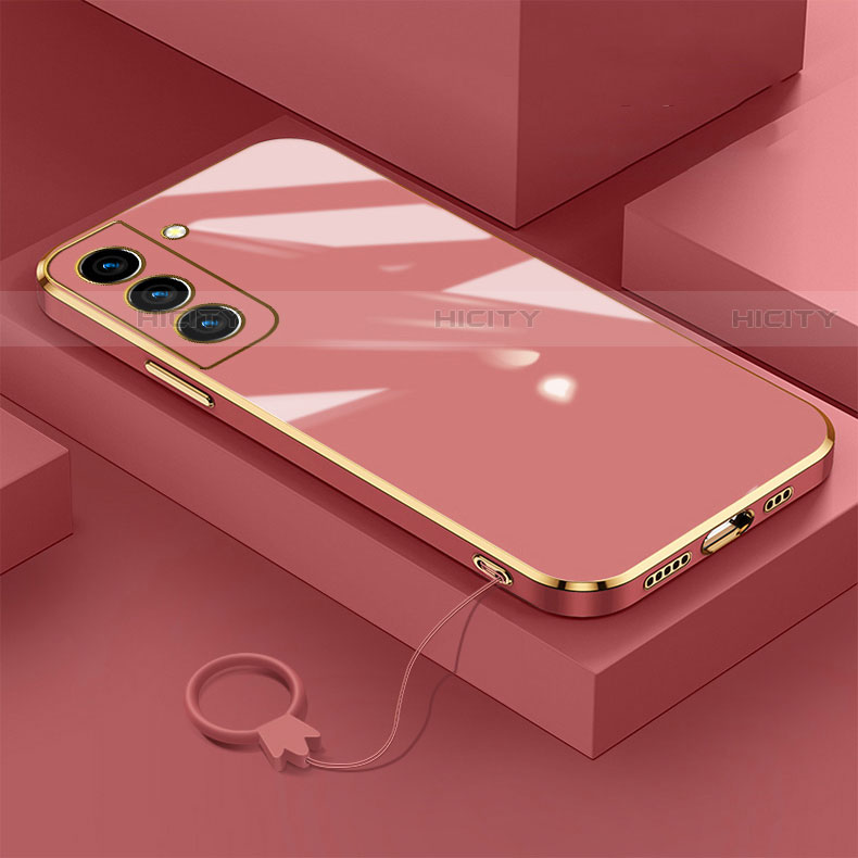Funda Silicona Ultrafina Goma Carcasa M01 para Samsung Galaxy S21 FE 5G Rojo
