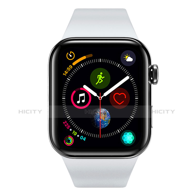 Funda Silicona Ultrafina Goma Carcasa S01 para Apple iWatch 4 40mm Negro