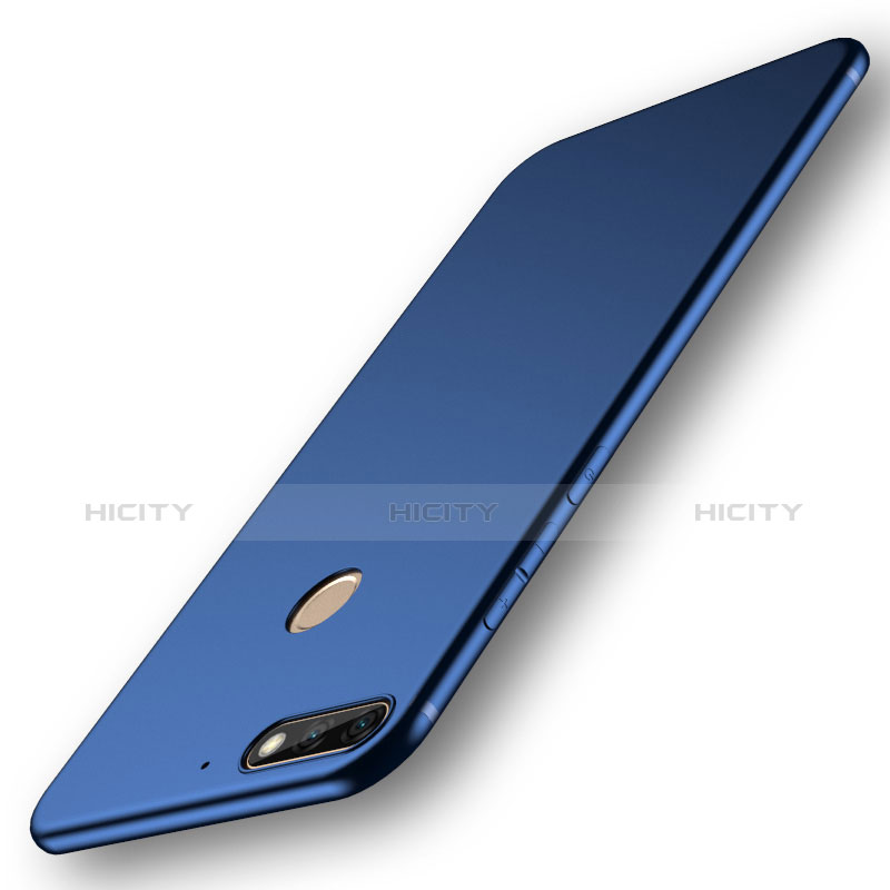Funda Silicona Ultrafina Goma Carcasa S01 para Huawei Enjoy 8 Azul