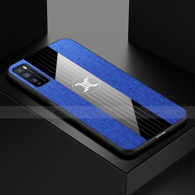 Funda Silicona Ultrafina Goma Carcasa S01 para Huawei Enjoy Z 5G Azul