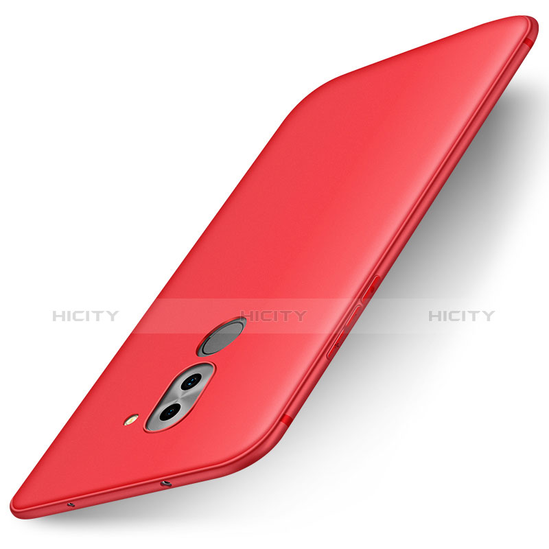 Funda Silicona Ultrafina Goma Carcasa S01 para Huawei GR5 (2017) Rojo