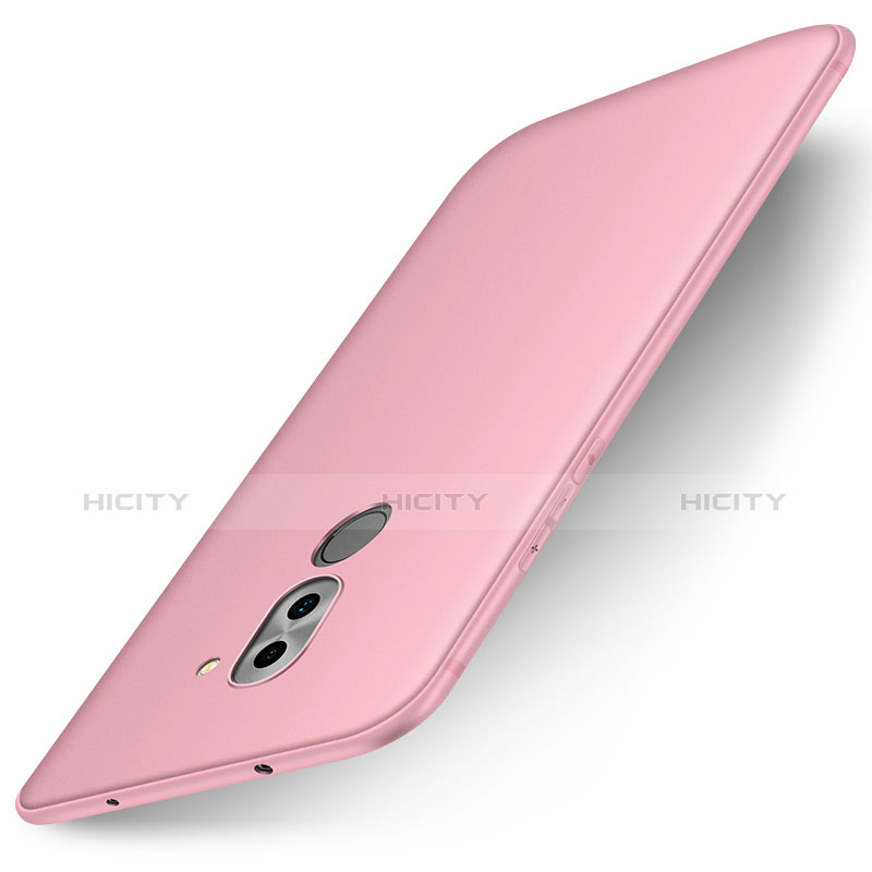 Funda Silicona Ultrafina Goma Carcasa S01 para Huawei Honor 6X Pro Rosa