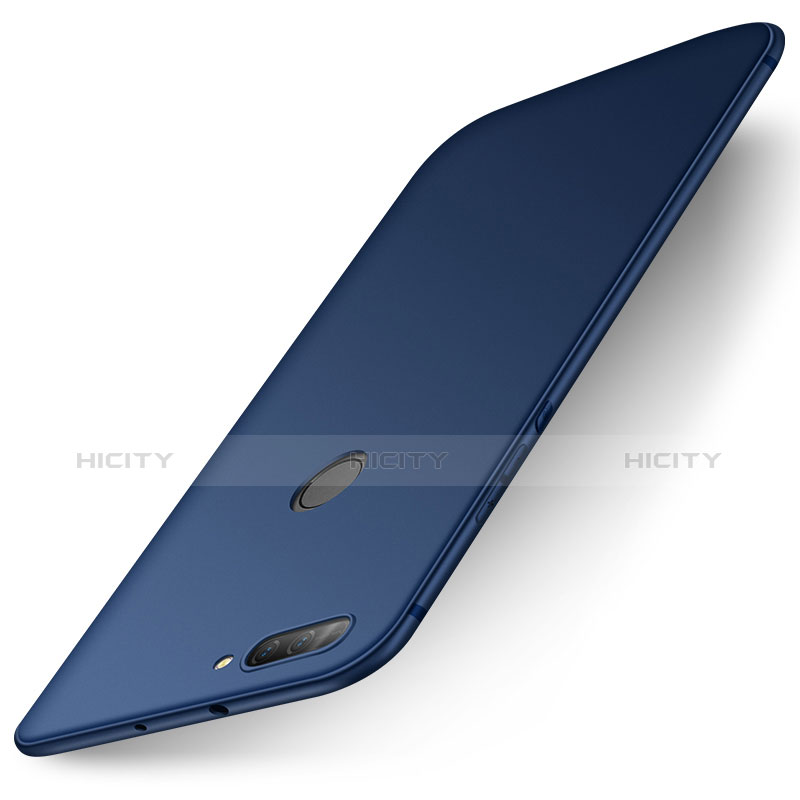 Funda Silicona Ultrafina Goma Carcasa S01 para Huawei Honor 8 Pro Azul