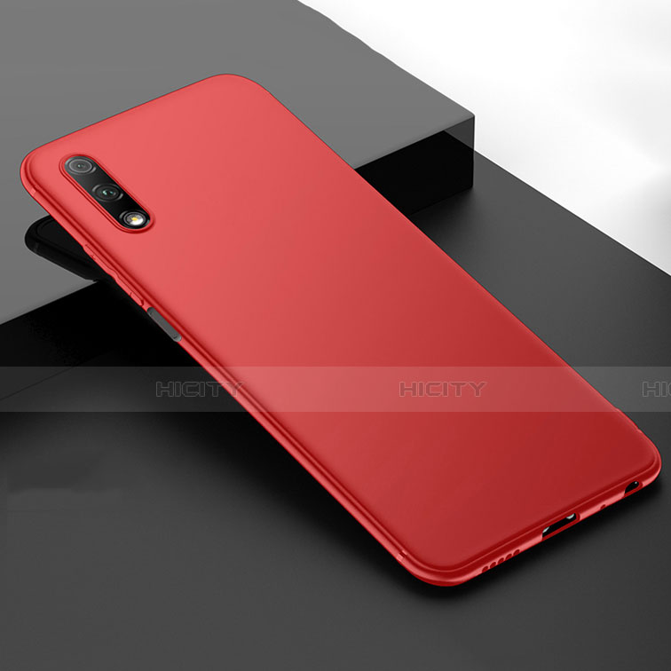 Funda Silicona Ultrafina Goma Carcasa S01 para Huawei Honor 9X Rojo