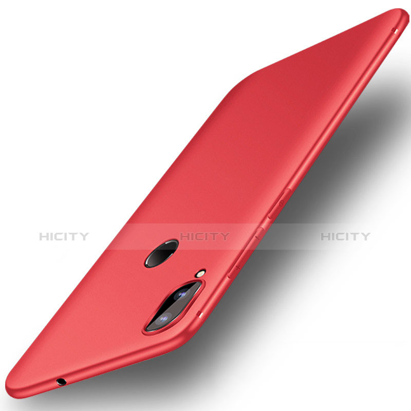 Funda Silicona Ultrafina Goma Carcasa S01 para Huawei Honor Play Rojo