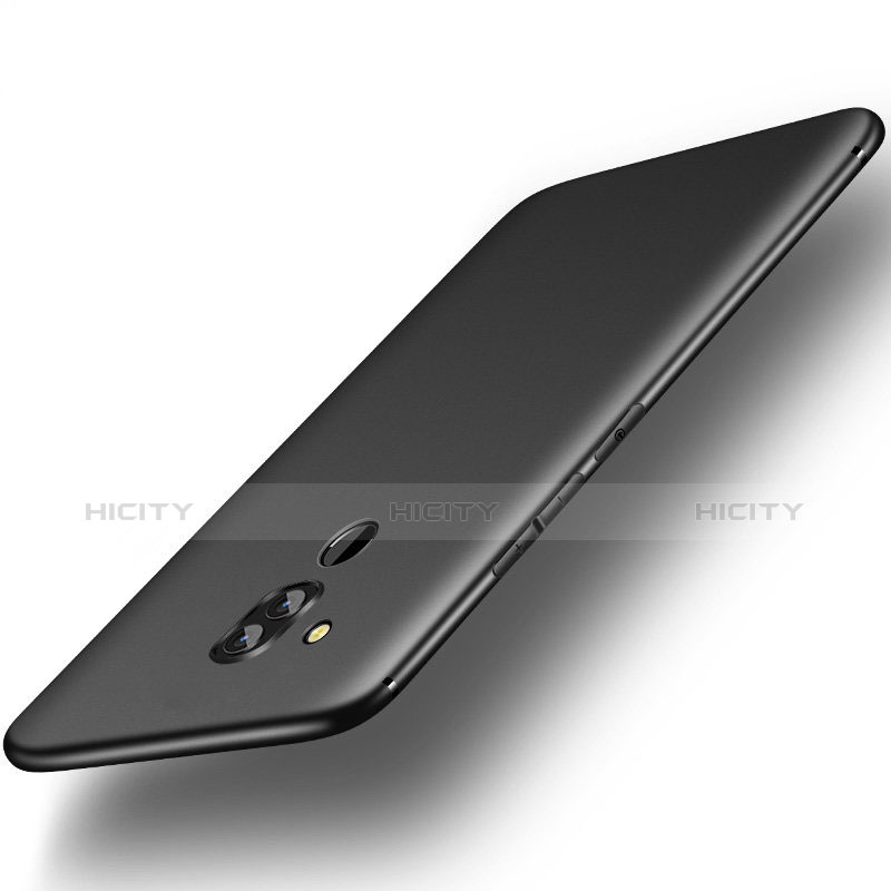 Funda Silicona Ultrafina Goma Carcasa S01 para Huawei Mate 20 Lite Negro