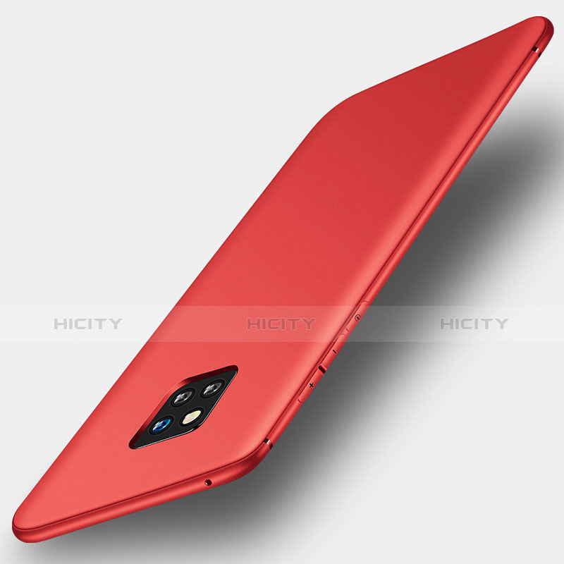 Funda Silicona Ultrafina Goma Carcasa S01 para Huawei Mate 20 Pro Rojo