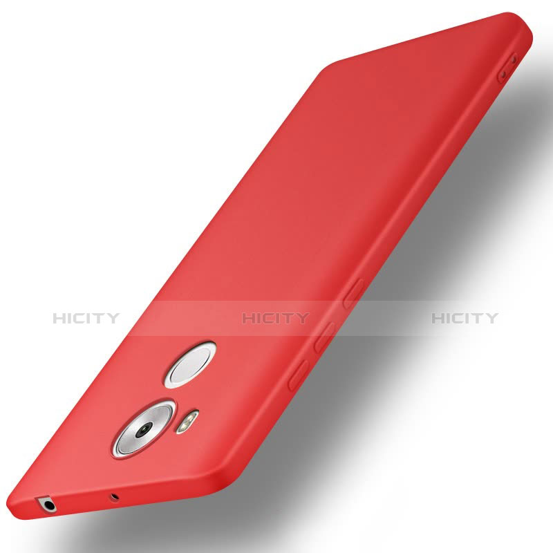 Funda Silicona Ultrafina Goma Carcasa S01 para Huawei Mate 8 Rojo