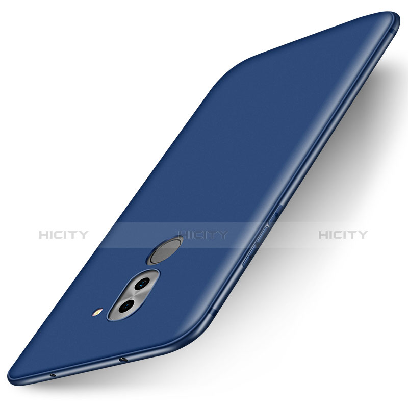 Funda Silicona Ultrafina Goma Carcasa S01 para Huawei Mate 9 Lite Azul