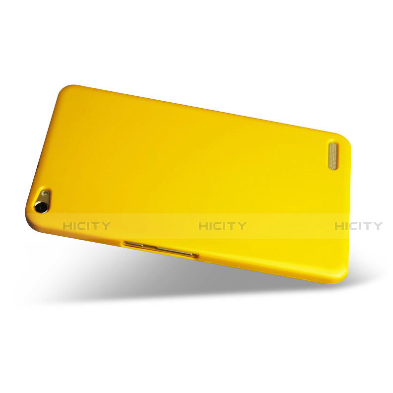 Funda Silicona Ultrafina Goma Carcasa S01 para Huawei MediaPad X2 Amarillo