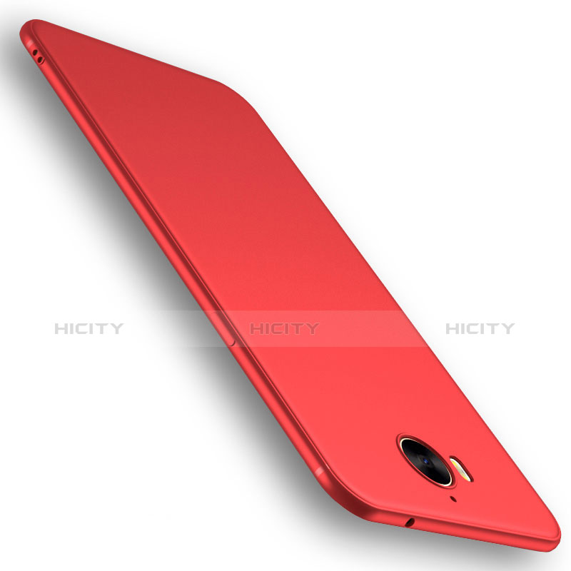 Funda Silicona Ultrafina Goma Carcasa S01 para Huawei Y5 III Y5 3 Rojo