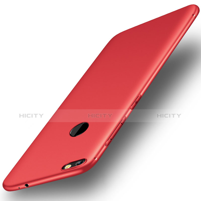 Funda Silicona Ultrafina Goma Carcasa S01 para Huawei Y6 Pro (2017) Rojo