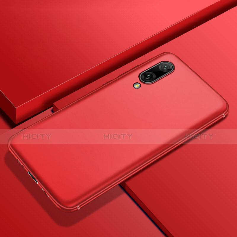 Funda Silicona Ultrafina Goma Carcasa S01 para Huawei Y7 Pro (2019) Rojo