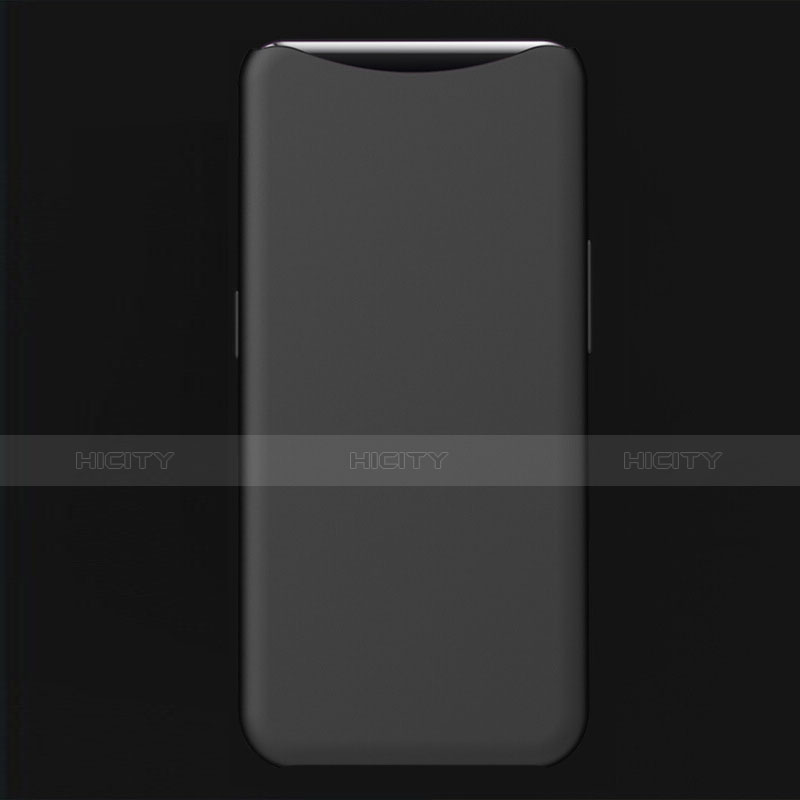 Funda Silicona Ultrafina Goma Carcasa S01 para Oppo Find X Negro