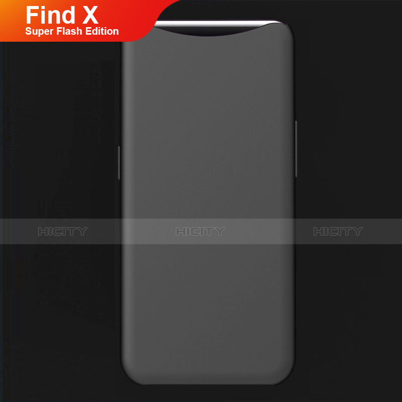 Funda Silicona Ultrafina Goma Carcasa S01 para Oppo Find X Super Flash Edition Negro