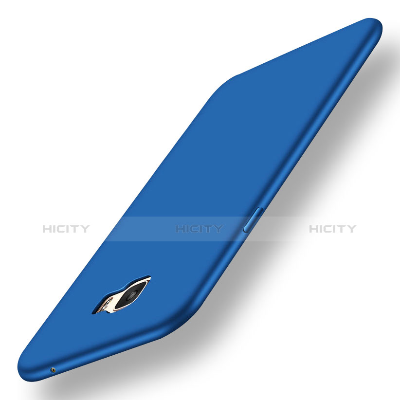 Funda Silicona Ultrafina Goma Carcasa S01 para Samsung Galaxy C7 SM-C7000 Azul