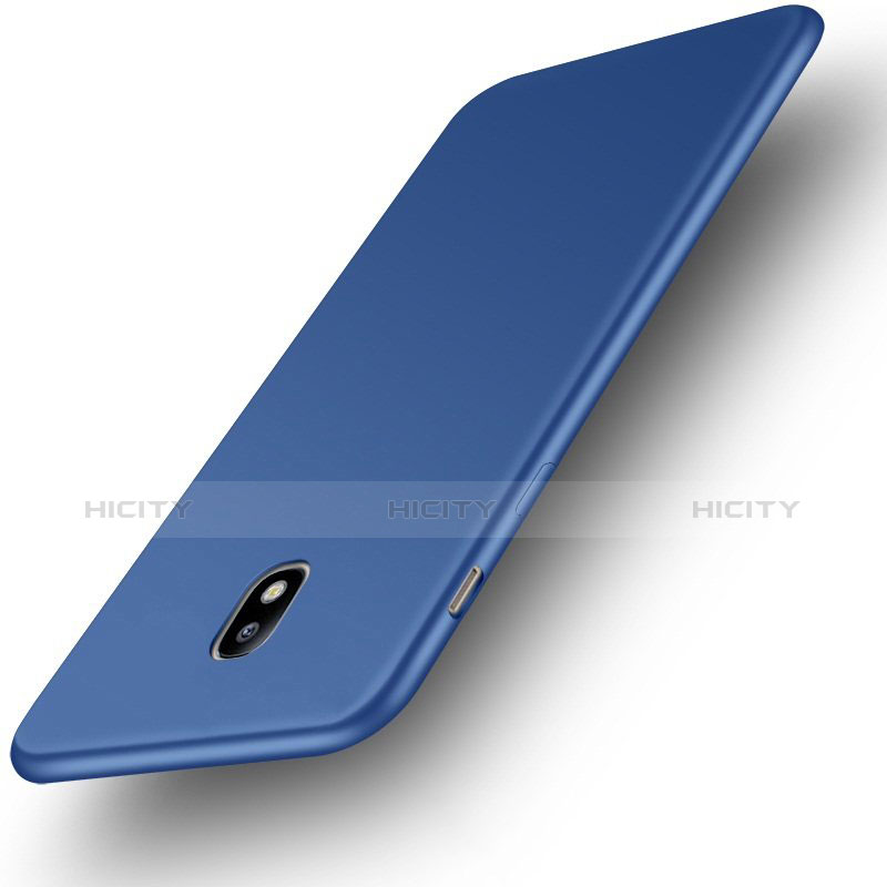 Funda Silicona Ultrafina Goma Carcasa S01 para Samsung Galaxy J3 (2017) J330F DS Azul