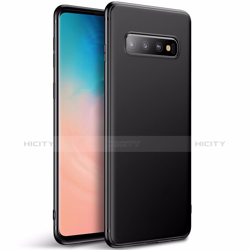 Funda Silicona Ultrafina Goma Carcasa S01 para Samsung Galaxy S10 Negro