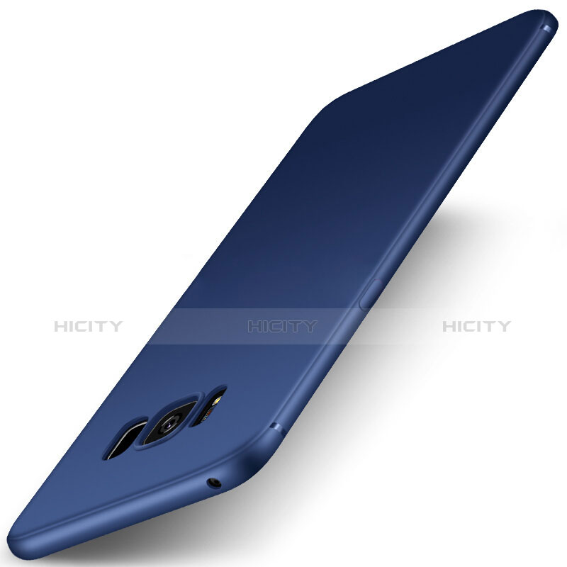 Funda Silicona Ultrafina Goma Carcasa S01 para Samsung Galaxy S8 Plus Azul