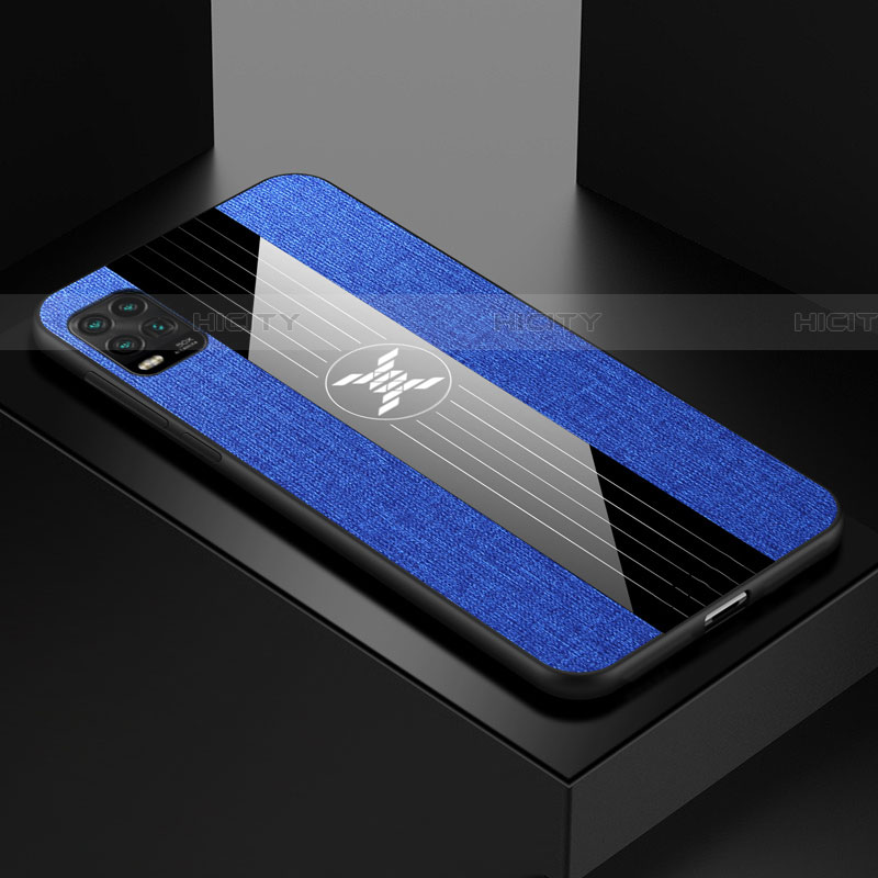 Funda Silicona Ultrafina Goma Carcasa S01 para Xiaomi Mi 10 Lite Azul