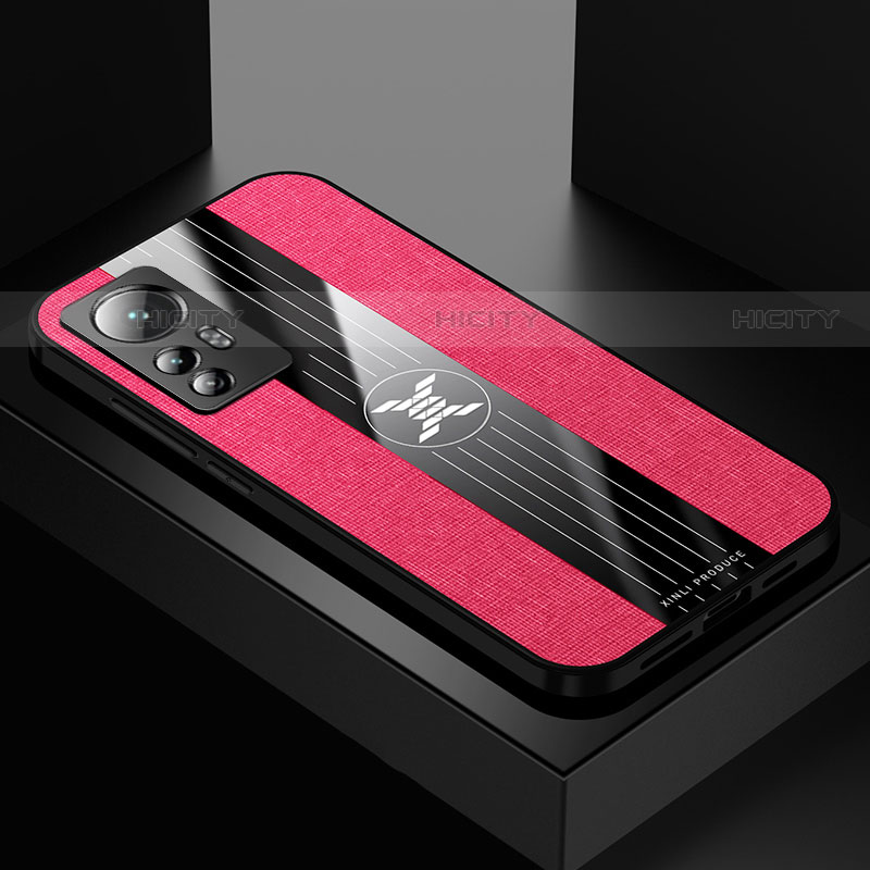 Funda Silicona Ultrafina Goma Carcasa S01 para Xiaomi Mi 12S Pro 5G Rojo
