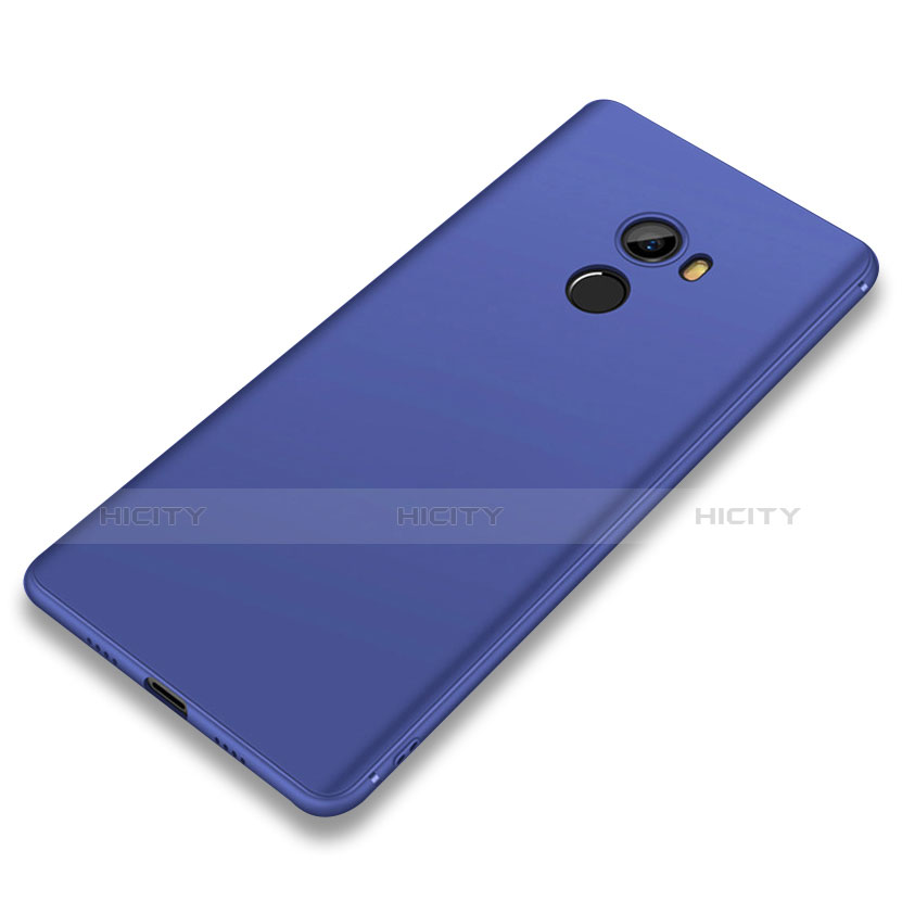 Funda Silicona Ultrafina Goma Carcasa S01 para Xiaomi Mi Mix 2 Azul