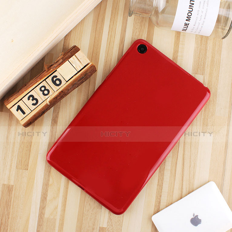 Funda Silicona Ultrafina Goma Carcasa S01 para Xiaomi Mi Pad 4 Rojo