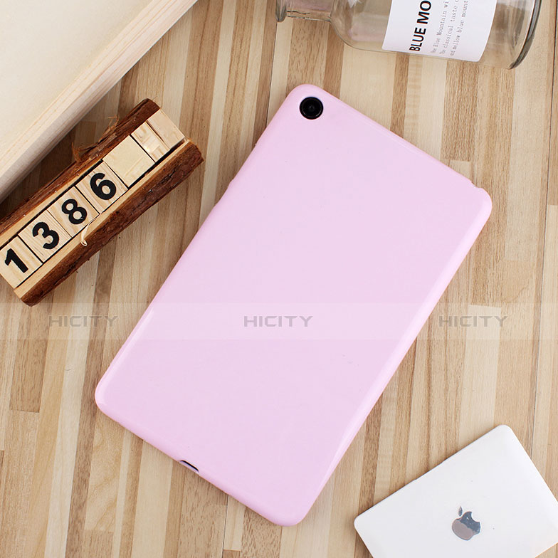 Funda Silicona Ultrafina Goma Carcasa S01 para Xiaomi Mi Pad 4 Rosa