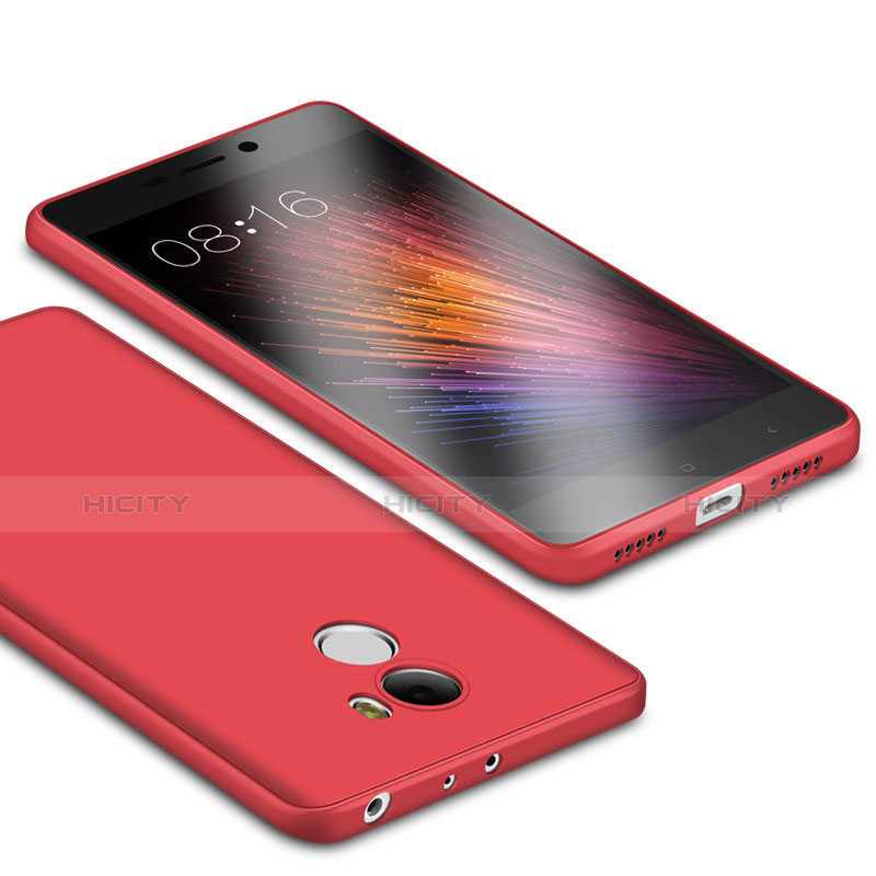 Funda Silicona Ultrafina Goma Carcasa S01 para Xiaomi Redmi 4 Standard Edition Rojo