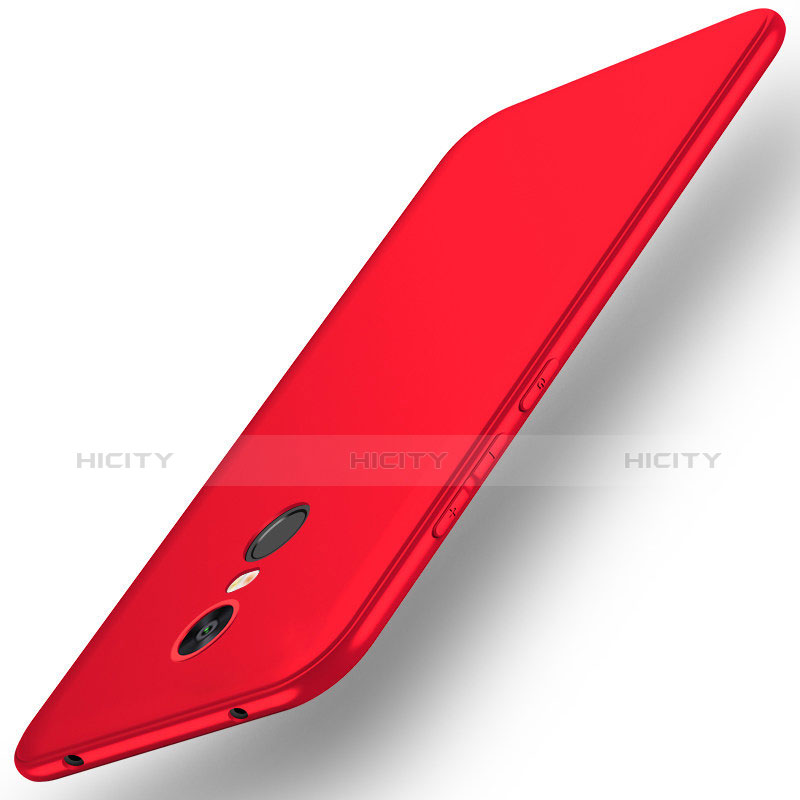 Funda Silicona Ultrafina Goma Carcasa S01 para Xiaomi Redmi 5 Plus Rojo