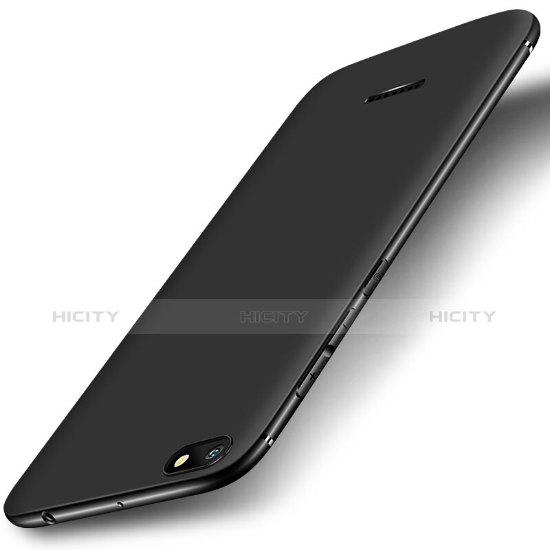 Funda Silicona Ultrafina Goma Carcasa S01 para Xiaomi Redmi 6A Negro