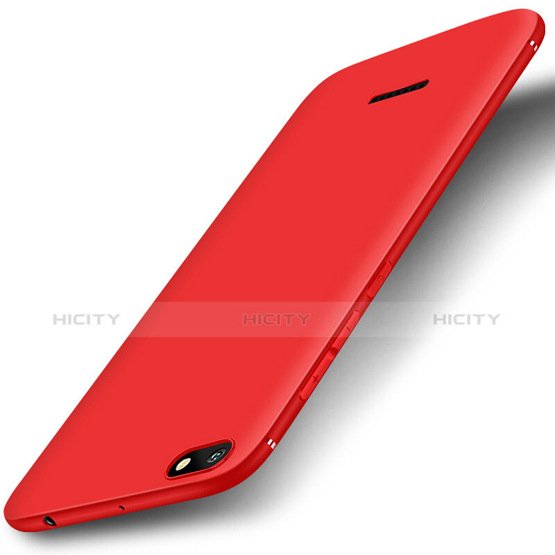 Funda Silicona Ultrafina Goma Carcasa S01 para Xiaomi Redmi 6A Rojo