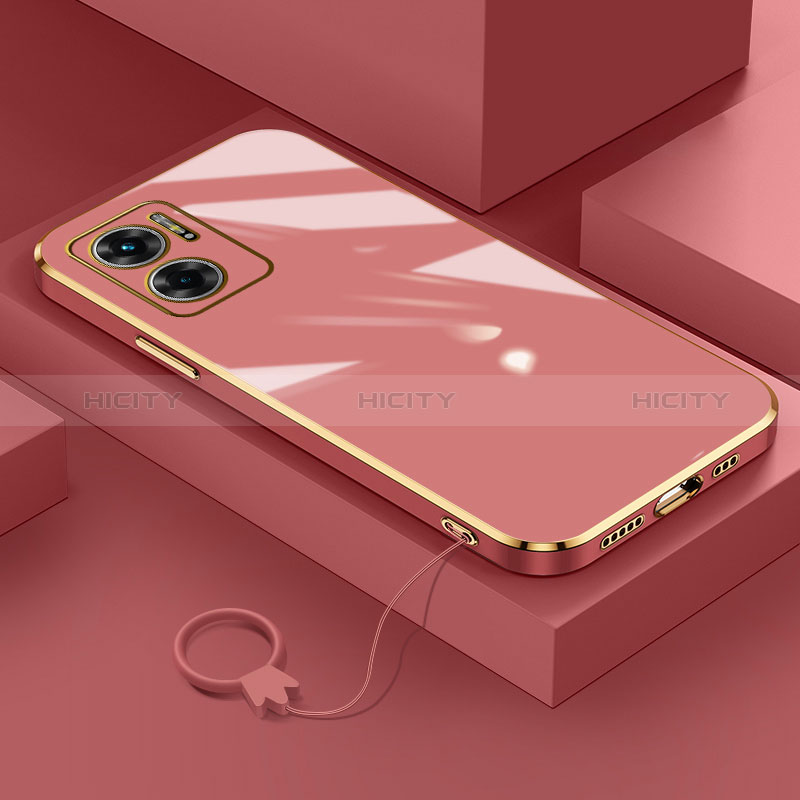 Funda Silicona Ultrafina Goma Carcasa S01 para Xiaomi Redmi Note 11E 5G Rojo